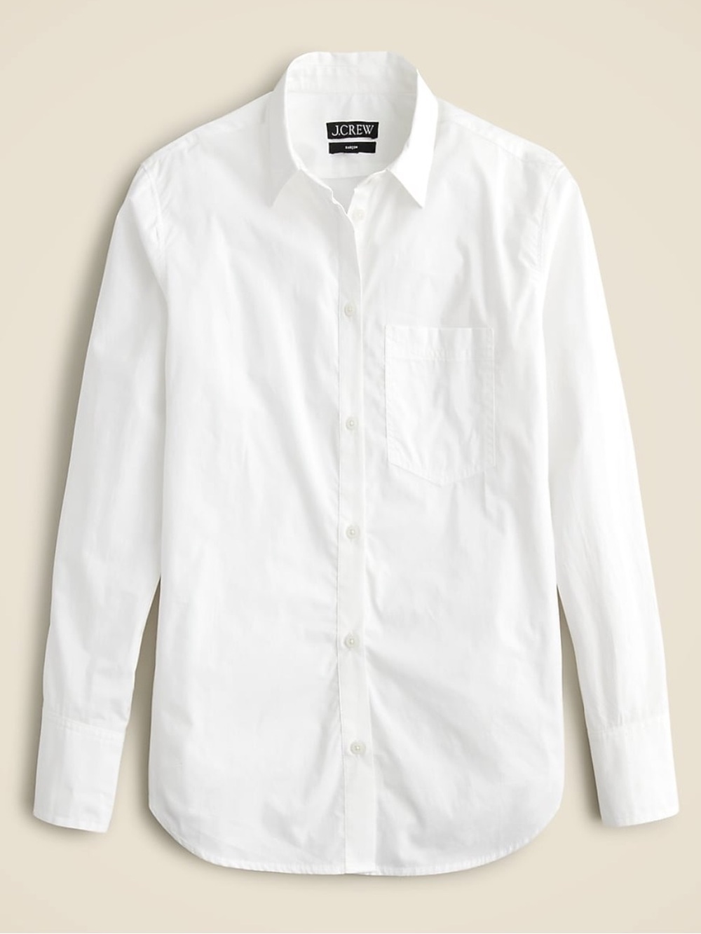 J Crew Top 2 Garçon Cotton Poplin White - Picture 5 of 10